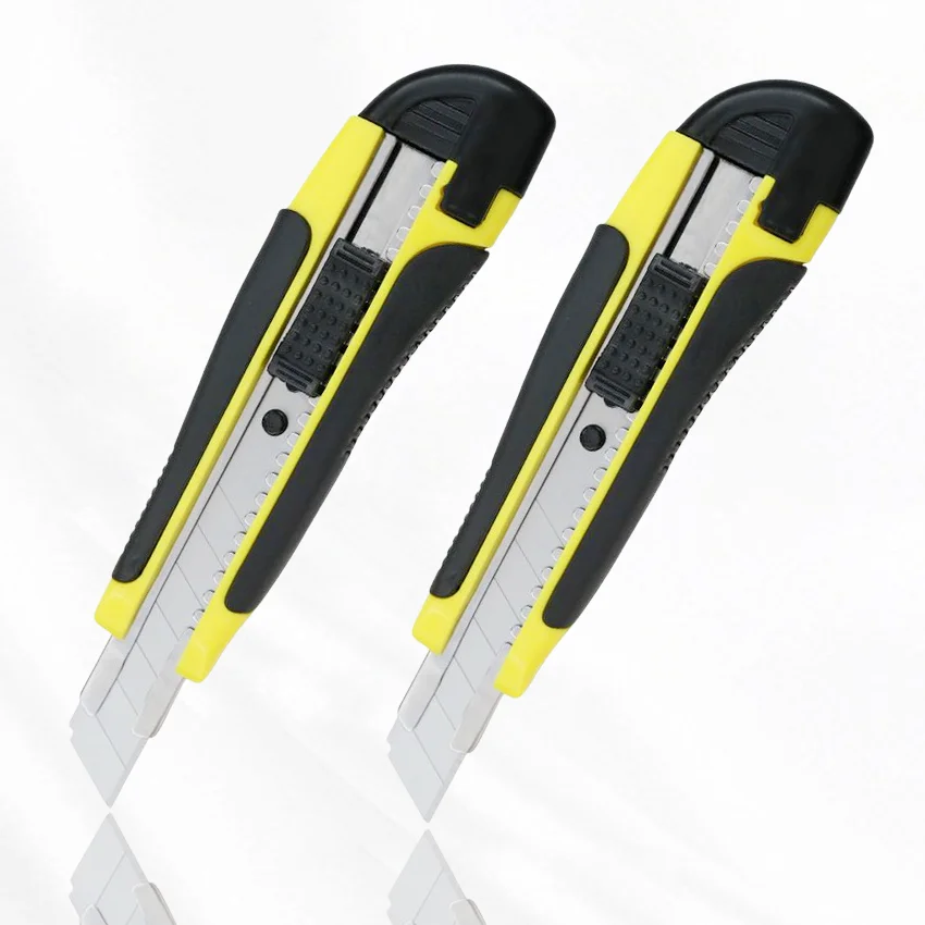 high standard multifunction knife 18mm sliding blade hot selling utility knife rubber knife