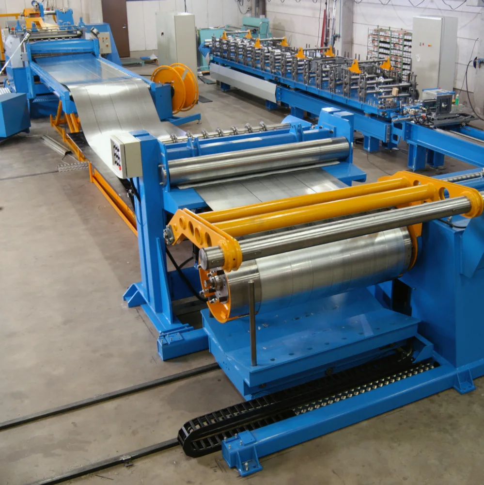 Automatic Metal Steel Coil Slitting And Winding Roll Forming Machine Production Line coil slitting machine high-accuracy