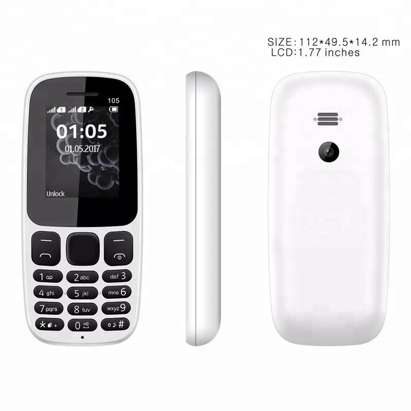 2023 Top 1 Factory Mobile Phone 105 106 130 150 210 225 Unlocked GSM Cellphone Customize Russian Arabic keyboard