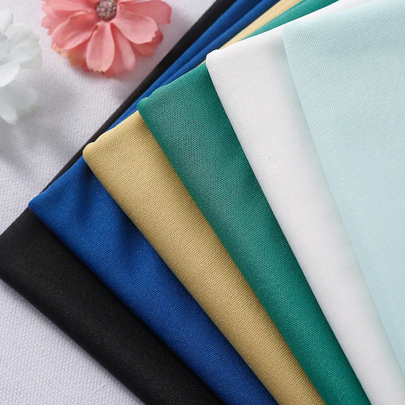 Interlock Jersey Fabric Sublimation Blank 100% Polyester White Color for T-shirt 100%polyester Micro Fiber Fabric Brushed 150gsm