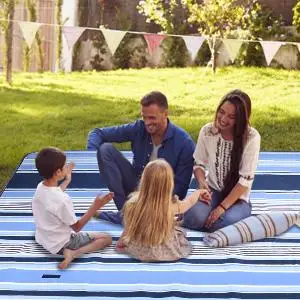 China wholesale printed water resistant eco-friendly beach camping picnic portable waterproof custom picnic blanket