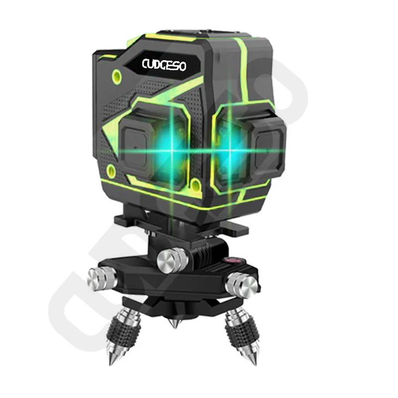 Professional Wholesale Measuring Tools 3D 360 Degree 16 Line Laser Level with Green Light