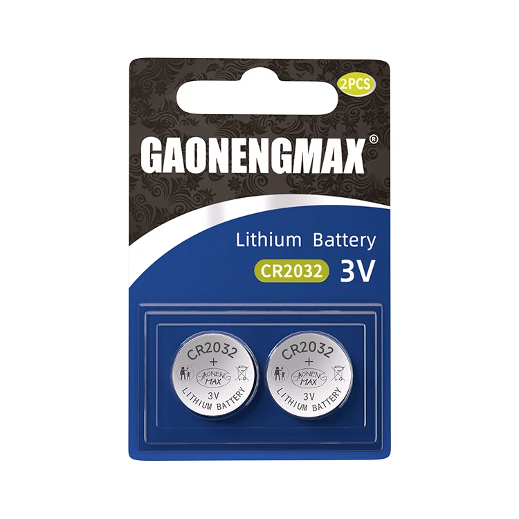 Wholesale gaonengmax 3V Li-ion Battery CR button cell battery CR2032 primary batteries