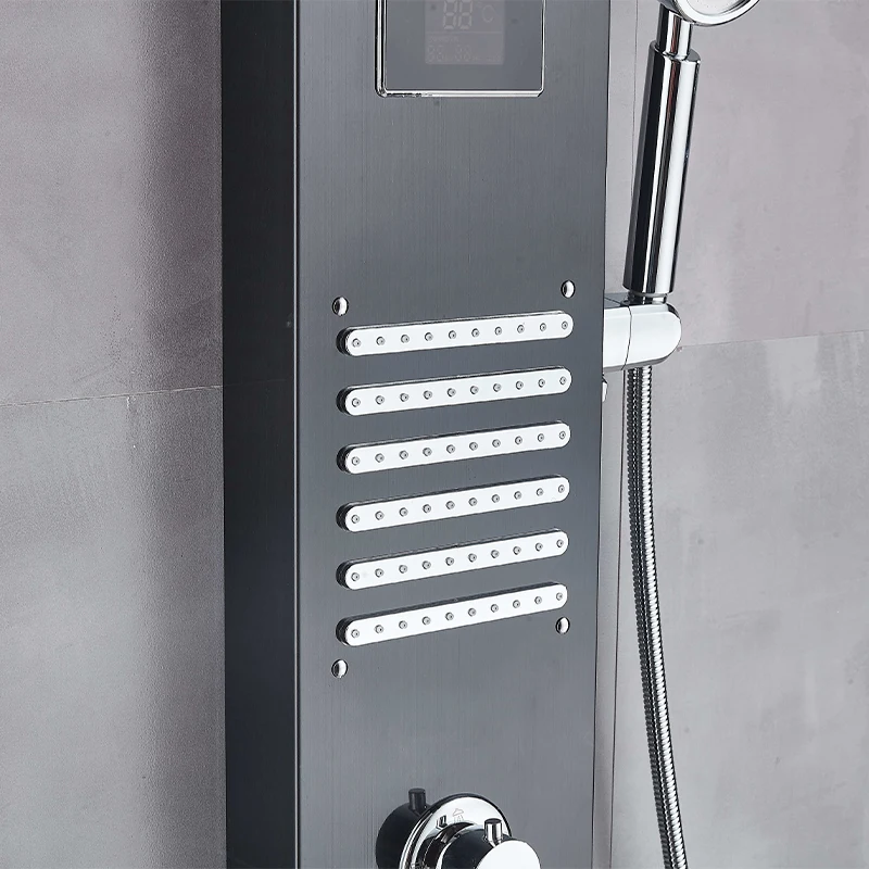 Well-designed digital shower panel bathroom shower and steam set shower column tower