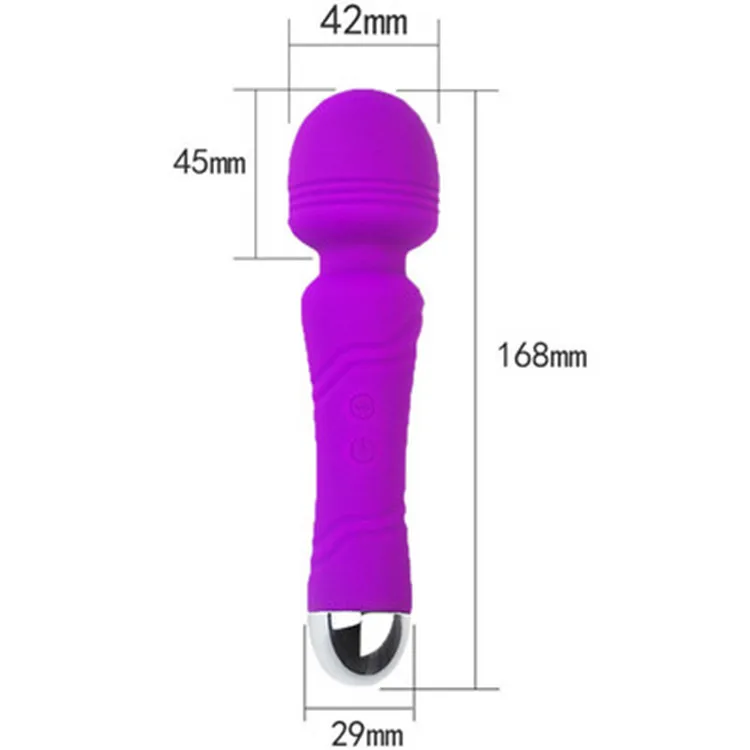 10 Speed  Frequency Powerful Usb Silicone Vibrating Body Massager Dildo Sex Adult Toys AV Stick Wand Vibrator For Women