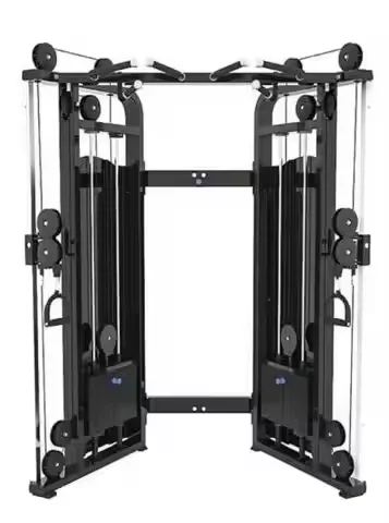 Commercial Fitness Cable Crossover Machine Gym Equipment for Chest Back Shoulder Leg Work-Includes Cable Fly Shoulder Press