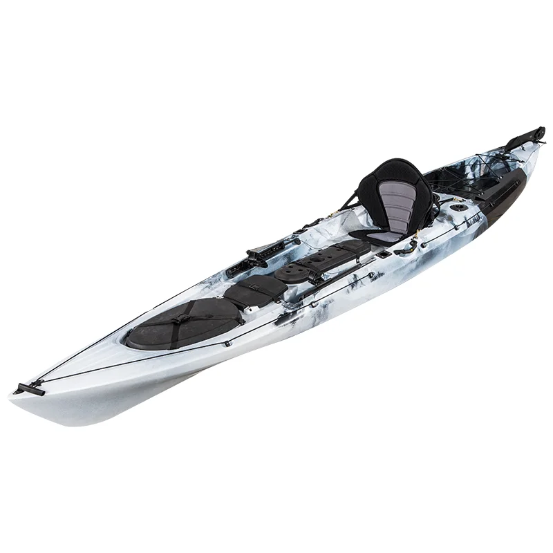 Dace Pro Angler 14 футов одиночный человек сидит на рыбном