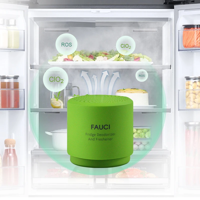 New-tech Fridge Deodorizer/Freshener Eliminate Odors by Killing Bacteria/Molds Decompose Odors Non Ozone