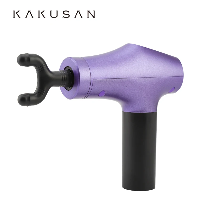 KKS premium sports handle wireless body electric vibrating fascial rotating muscle massage gun