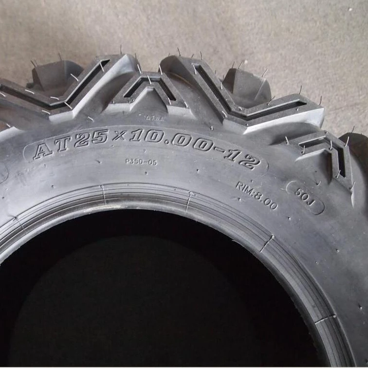 Natural Rubber Material and German Technology Technology solid tire atv tires 25x10x12 25x10-12 25x8x12