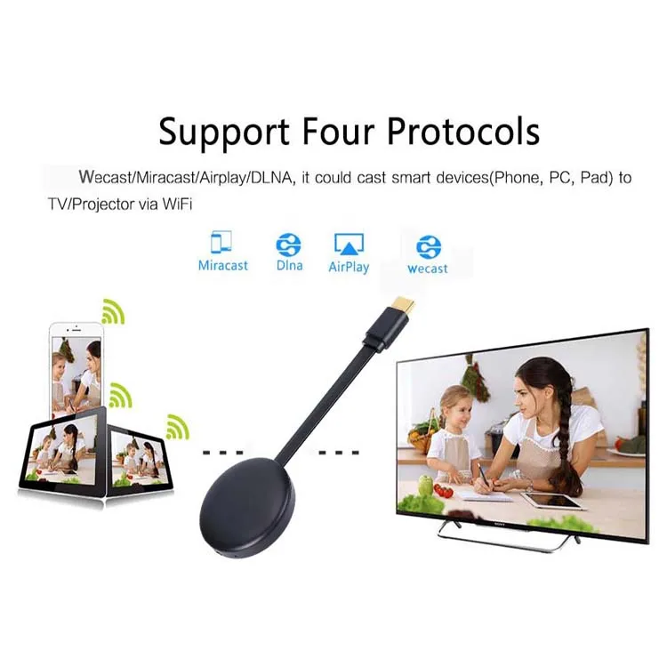  1080p Mirascreen G12 anycast TV Stick Dongle Беспроводной Wi-Fi адаптер miracast для IOS Youtube экран зеркальный