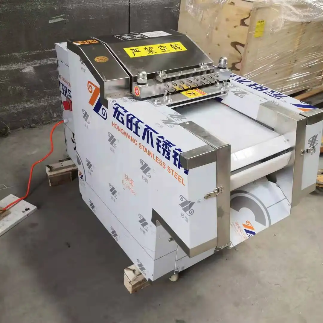 Commerical Frozen Chicken Cube Cutter / Big Meat Dice Cutting Machine / Fish Dicing