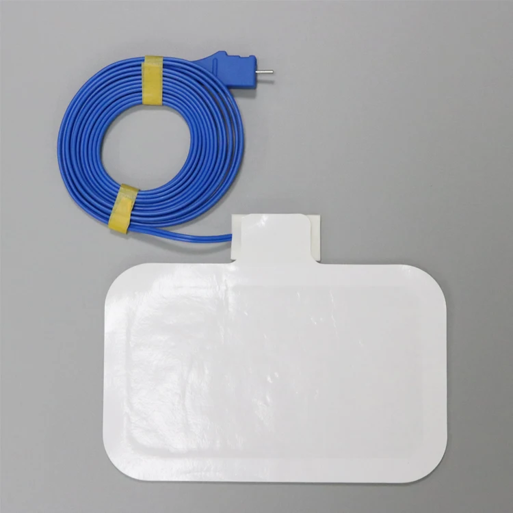 Foam Or Metal Surgical Neutral Patient Plate ESU Grounding Pad Disposable Adhesive Plate Electrode Bipolar Pads with cable