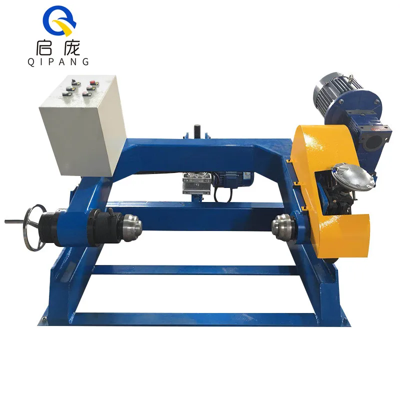 1000mm spool winding machine Payoff up to 1250mm metal drums cable rewinding machine TC1000