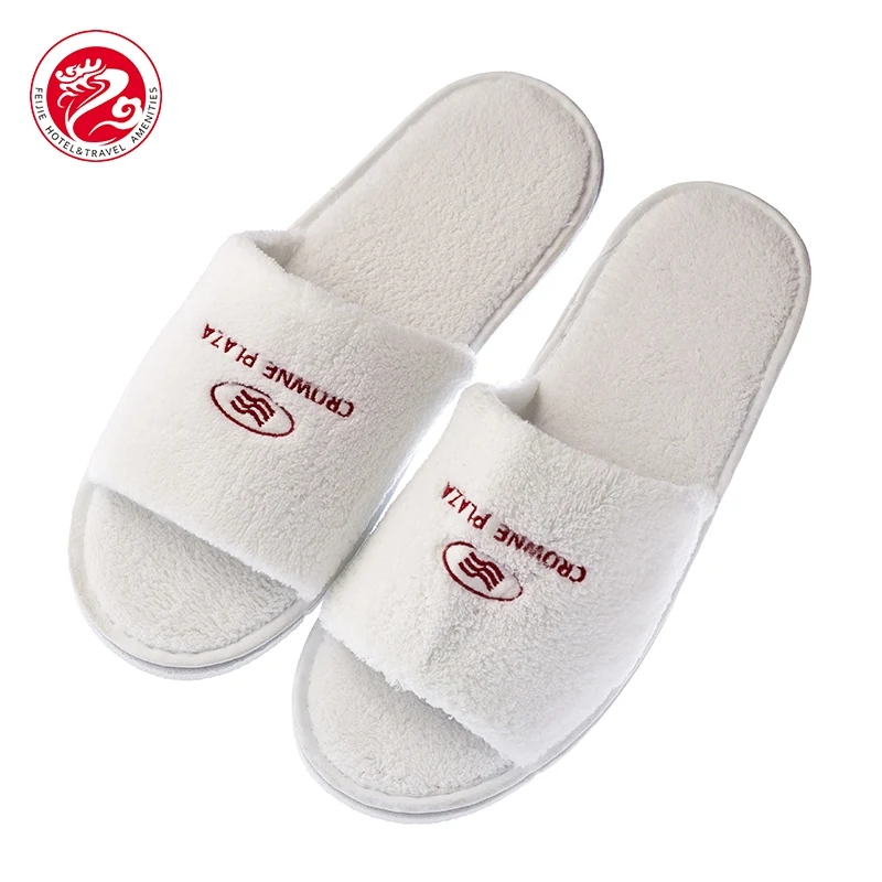 High quality Personalized Cotton towel Guest Slipper For Hotel