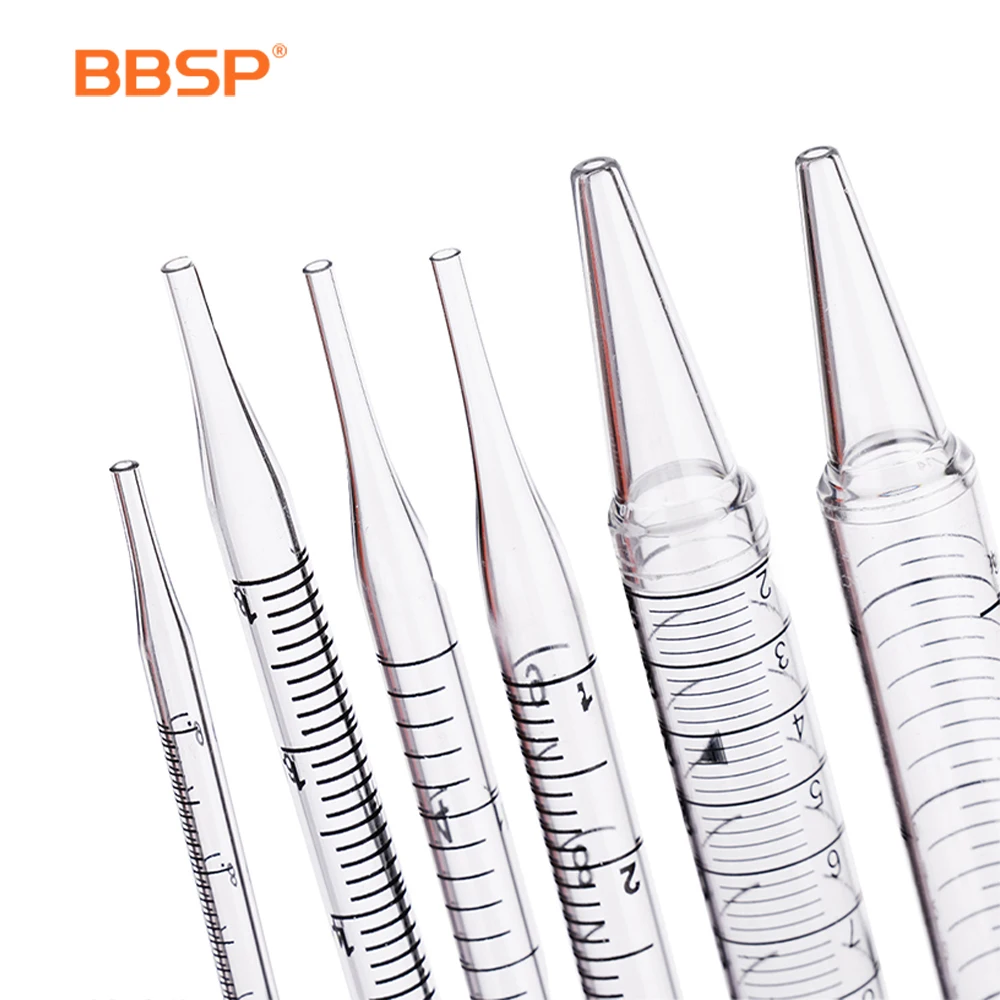 BBSP Sterile Disposable plastic pipettes 1ml 2ml 5ml 10ml 50ml serological pipette