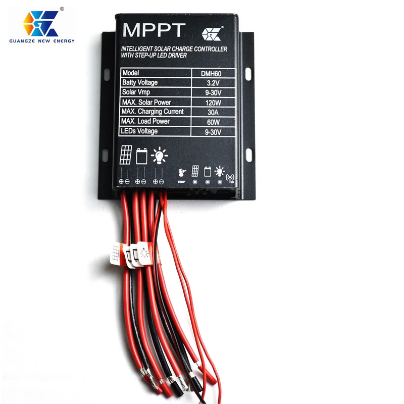 2023 Новое поступление модуль зарядки контроллер постоянного тока MPPT Контроллер заряда с цифровым экраном беспроводной пульт дистанционного управления