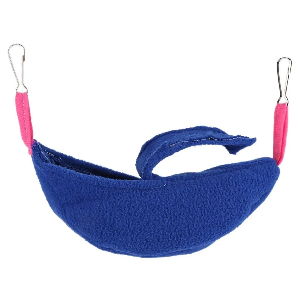 Hamster Winter Warmth Swing Hammock - Small Pet Banana Hammock, Hamster Banana Nest, Moon-shaped Boat for Warmth.