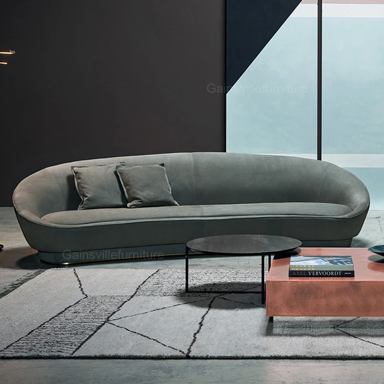 Italian Luxury home furniture modern set lounge upholstered couch designs living room sofa