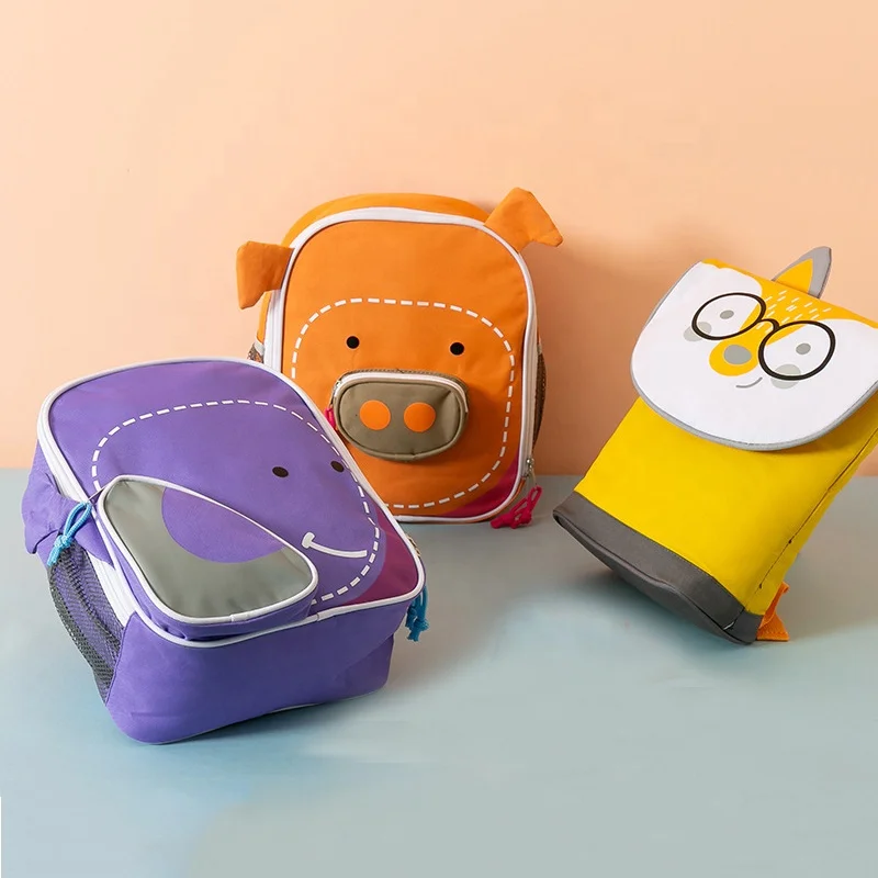 Wholesale Children Backpacks 3D Animal Girl Boys Backpack Toddler Kids School Bags Kindergarten Cartoon Bag