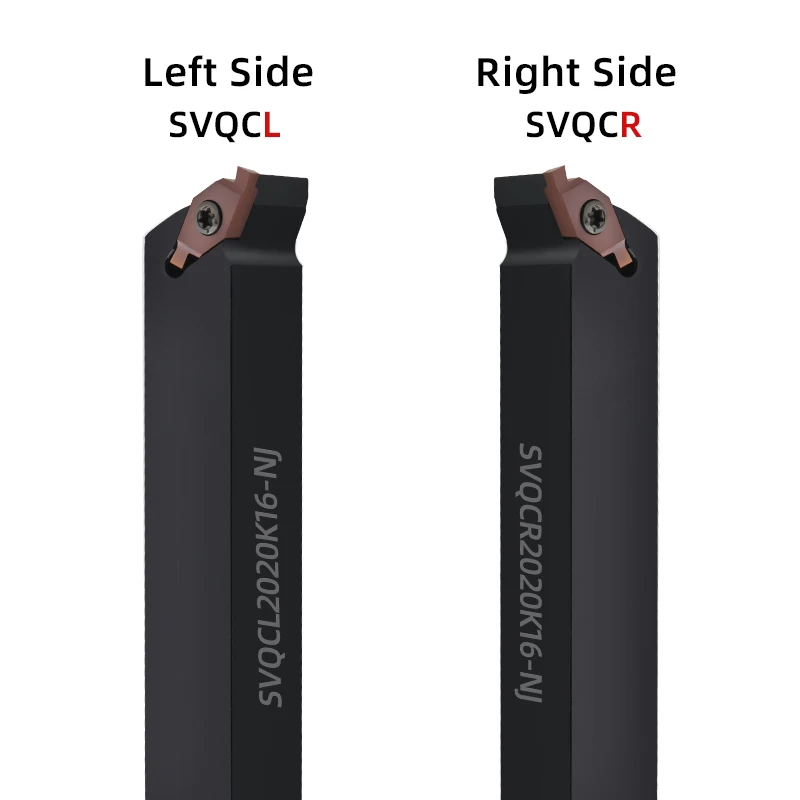 Cnc Lathe Cutting Tool 42CrMo Steel External Grooving Tool Holder SVQCR2020K16-NJ