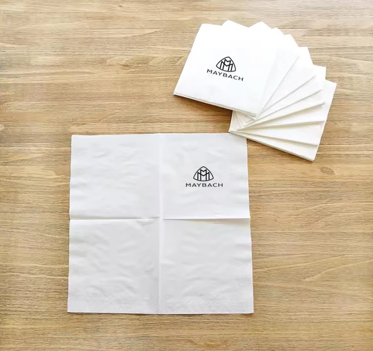 Custom Printed Eco-friendly Linen-like Dinner Napkins for Weddings and Events