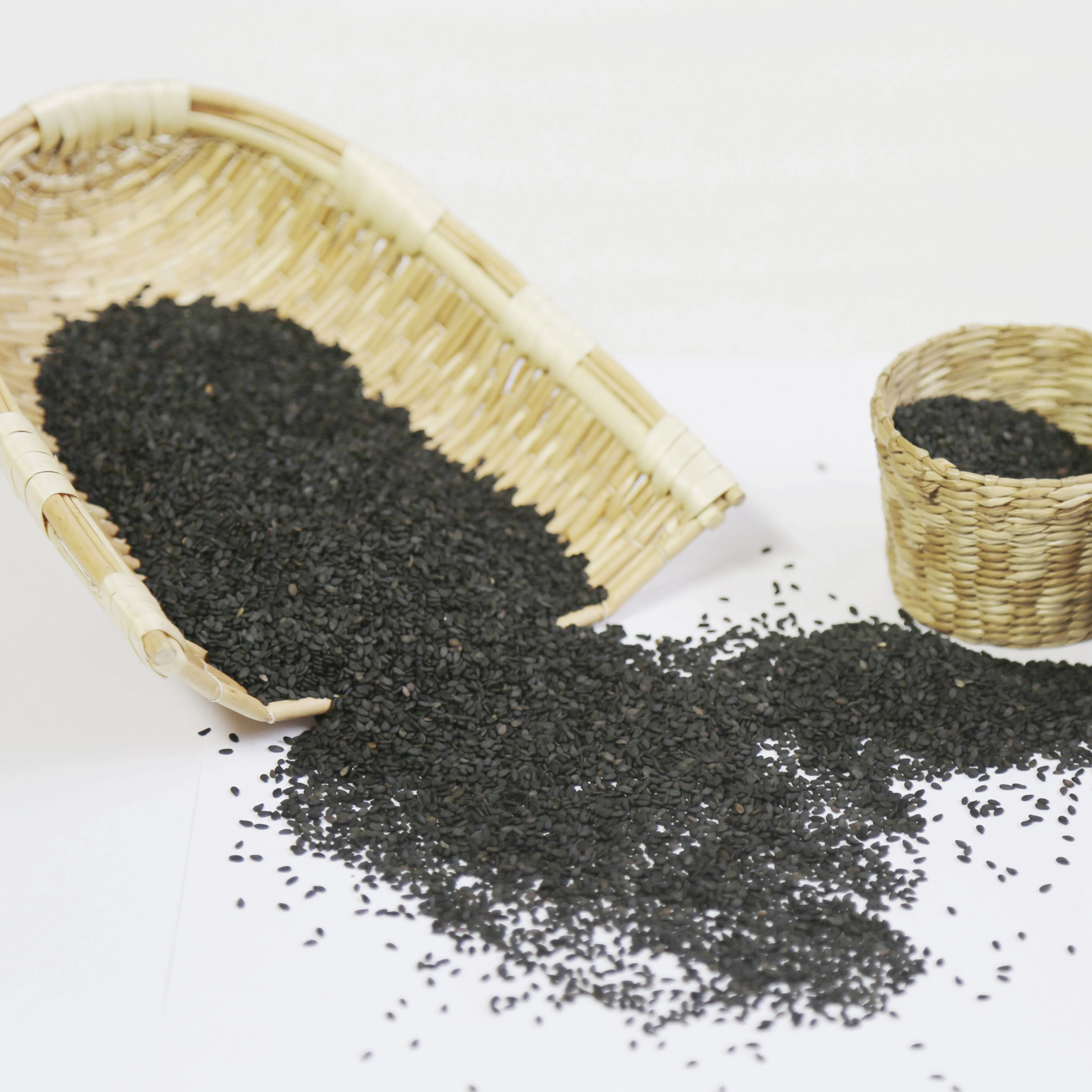 China sale black sesame for human consumption bake food