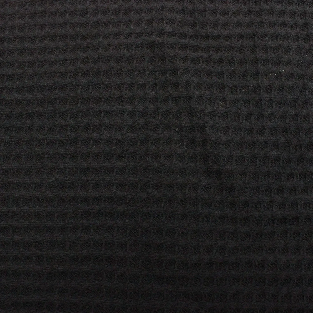 Factory direct sales of coarse CVC Waffle plaid elastic fabric, soft and breathable for spring and summer clothing fabric