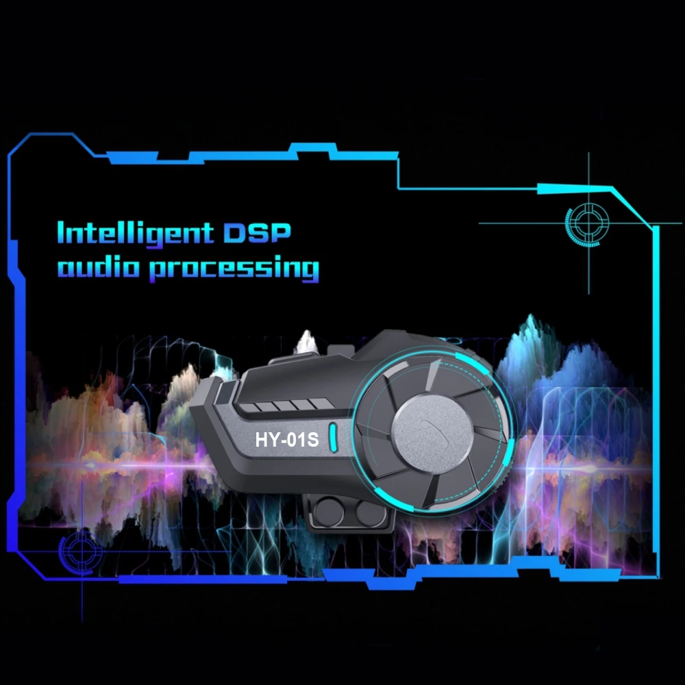 Simple Appearance Astonishing Sound Quality 1000m Motorcycle Intercom Helmet Headset headphones wireless