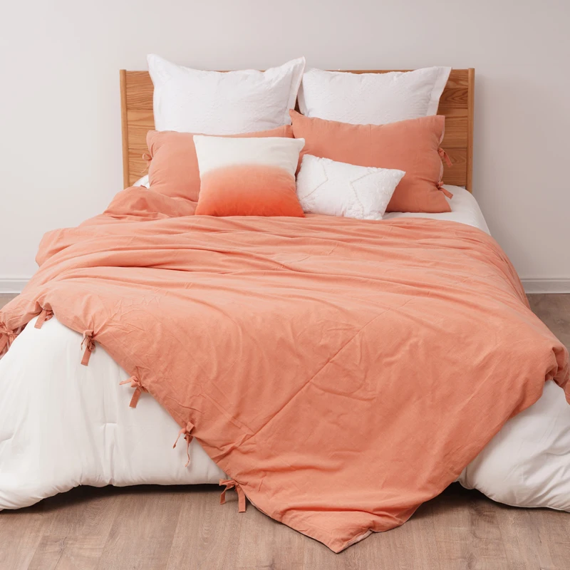 European 5-Star Hotel Bedroom Natural Fabric Bedding Set 100% Cotton Duvet Cover Set Bedding