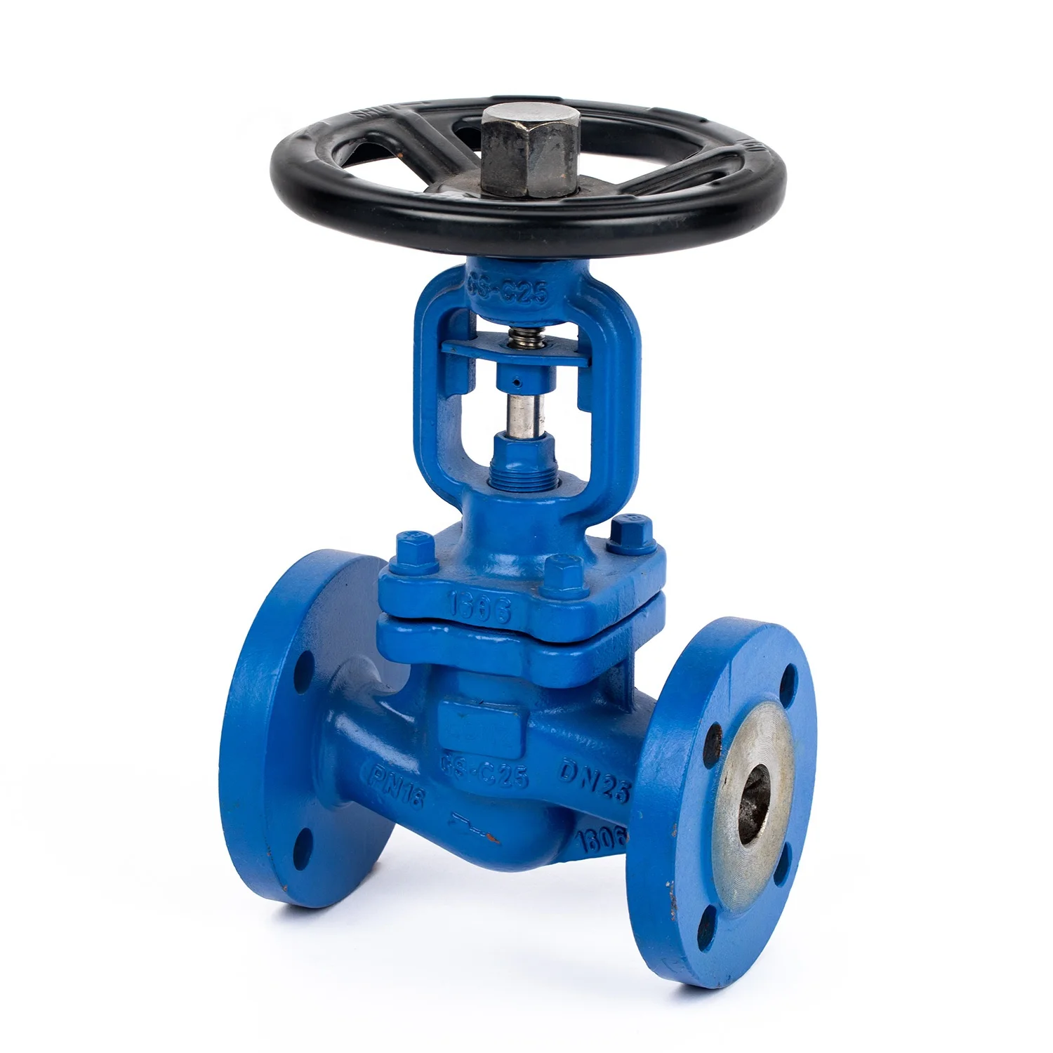 DIN Standard GS-C25 Flanged Globe Valve PN16