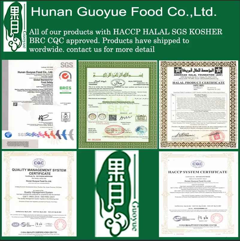 Guoyue Freeze Dried Strawberry Slice Real Fruit Health Snack Sour Dried Berry Freeze-dried Fruit Wholesale FD Strawberry