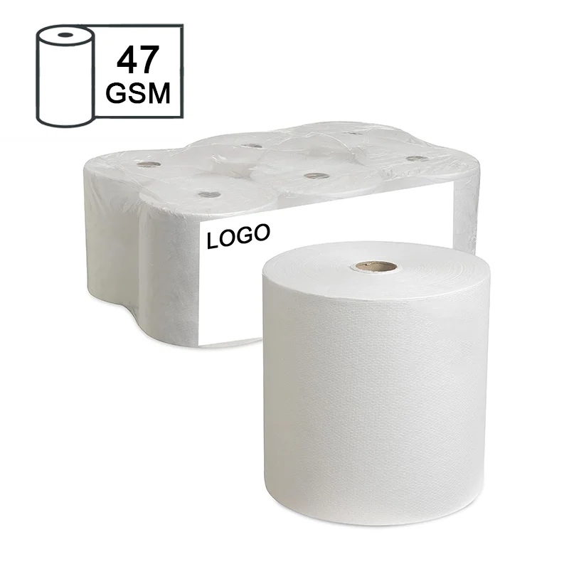 Полотенце для рук 47GSM, бумажное, белое, с низким уровнем заказа