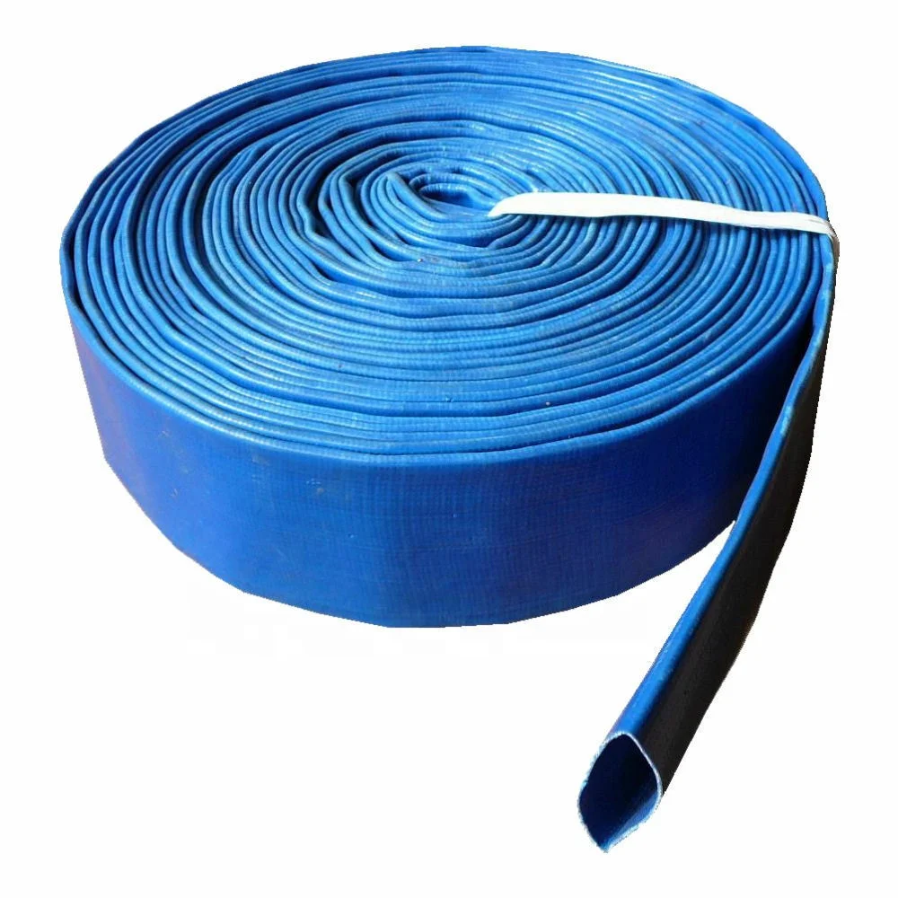 High pressure PVC expandable layflat 25mm 1 2 spray farm irrigation hose with reel