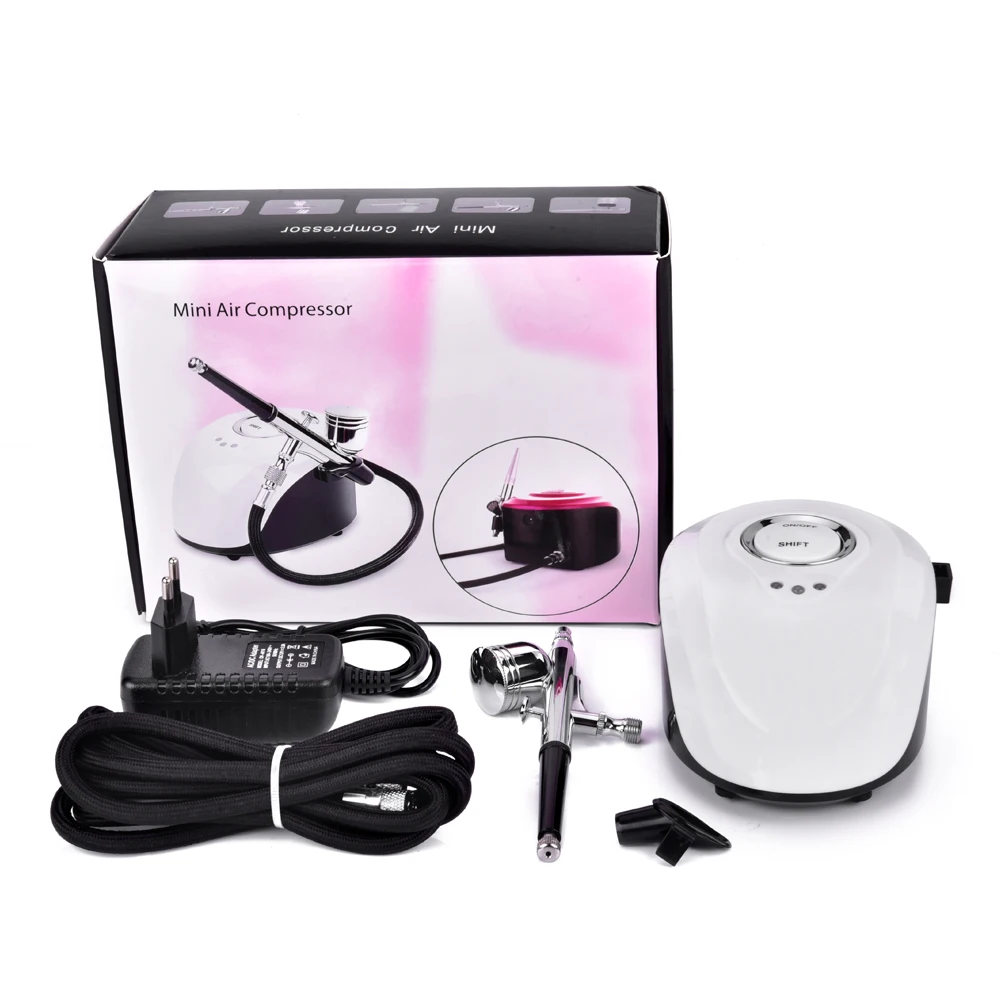 High Pressure Water Oxygen Injector Beauty Salon Barber Tattoo Cake Nail Compressor Airbrush Portable SPA Nano Facial Spray Gun