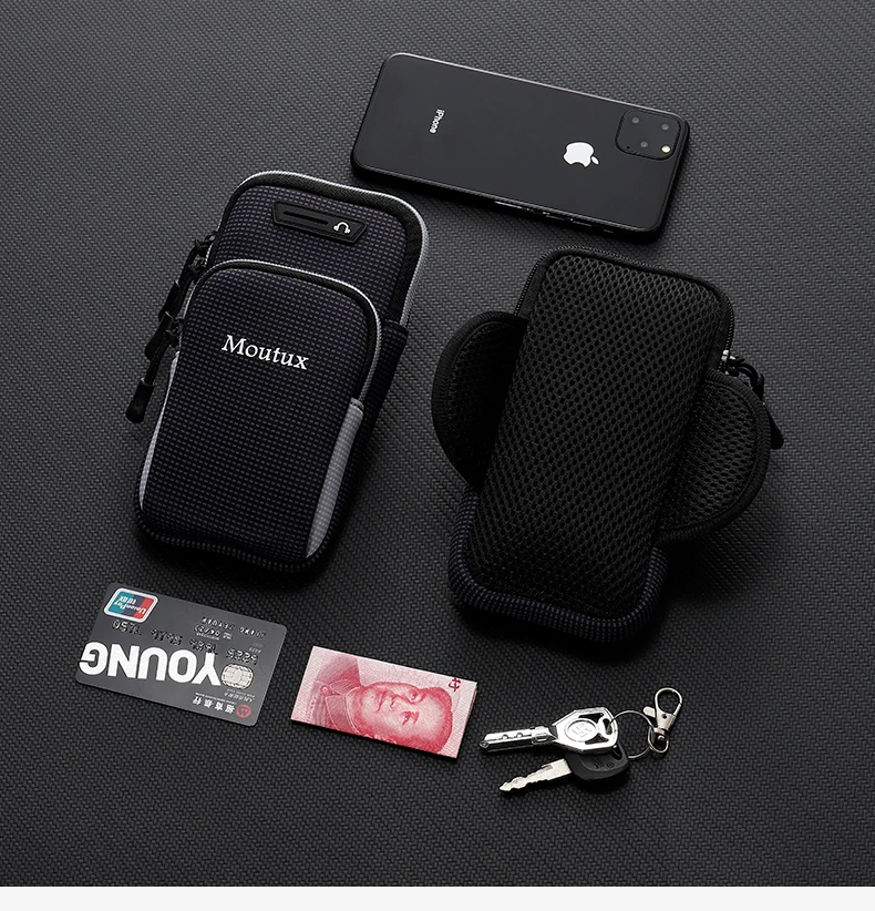 HUALIAN New arrival Neoprene Sport arm bag Armband for Smartphone Mobile phone men women unisex for iphone 11 X 8 plus