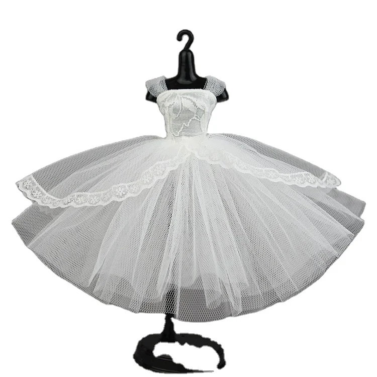 New Fashion Handmade Wedding Dress Clothes Gowns Outfits For Doll Accessories Dress