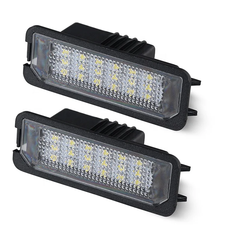 High power 2835 SMD LED white car license plate light for VW GOLF4/5/6/7 Lupo Scirocco Polo 9N Passat Porsche  911