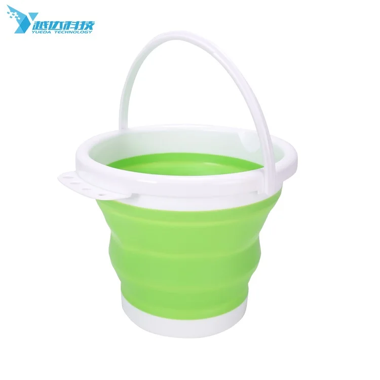 
Good Price Portable Folding Bucket Camping Fishing Car Washing Plastic Folding Bucket 