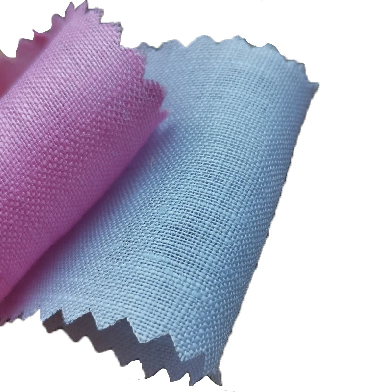 100 linen light fabric for summer women fashion shirt dress Bohemian print Chinese hemp thin cloth blouses office suit pants