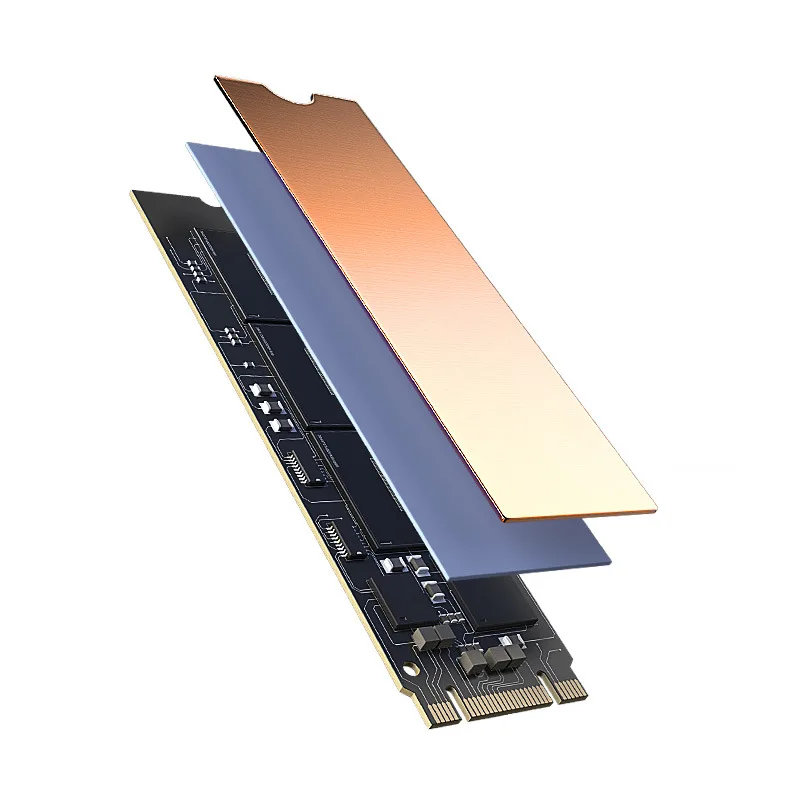 Медный радиатор охлаждающий лист NVME NGFF M.2 2280 SSD детали теплоотвода