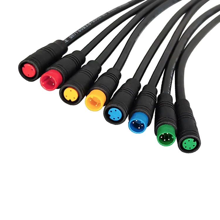 Датчик тормоза для электровелосипеда, скутера, M8 2 3 4 5 6 ядер, водонепроницаемый соединитель, жгут проводов