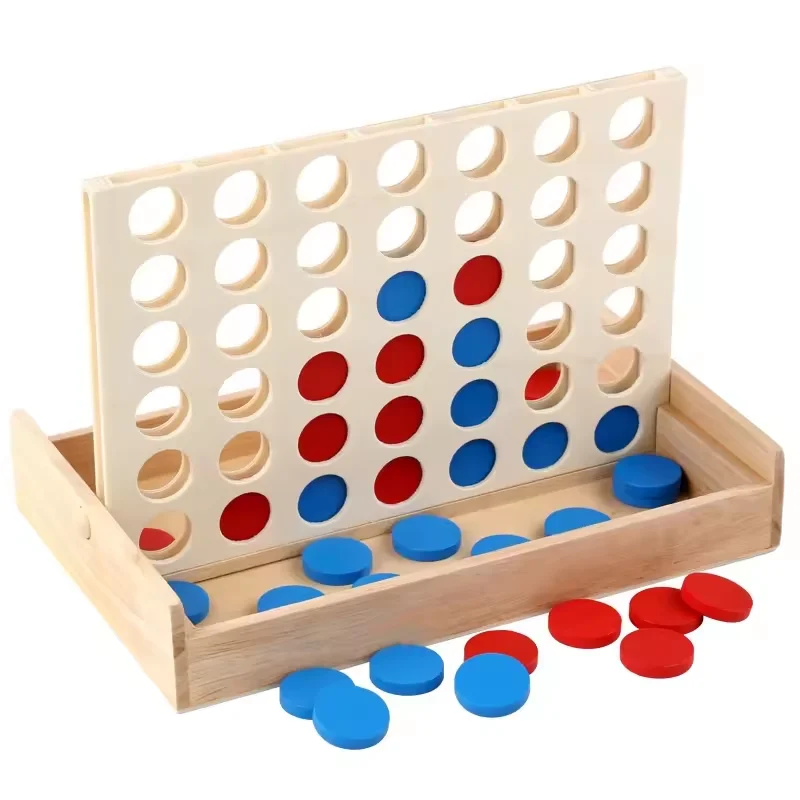 Foldable Outdoor Play Toy For Kids Backyard Educational Game Chess Four To Score Plastic 4 Connect In A Row Game