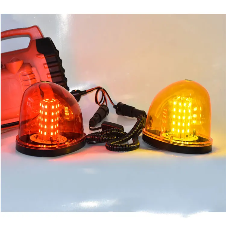 Intelligent 100mm Height Fiber Optic LED Module 10-80V Tail Light with White Reflector Safety PC Material Warning Light