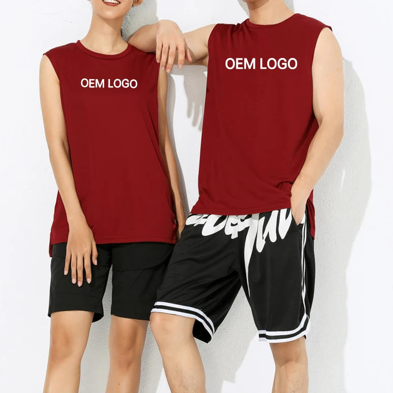 Chinjane Manufacturer Sleeveless Shirts Sportswear Singlet Workout Fitness Gym Tank Top Man Solid Sport Vest With Prints