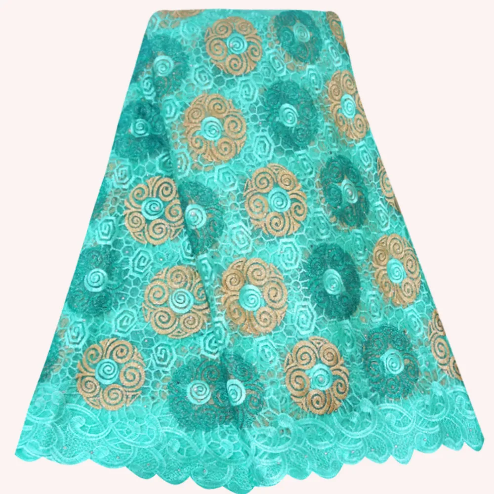 High quality  Nigerian Fabrics french lace 2019 Fashion lace african style Swiss voile lace fabric for wedding dress  SH16