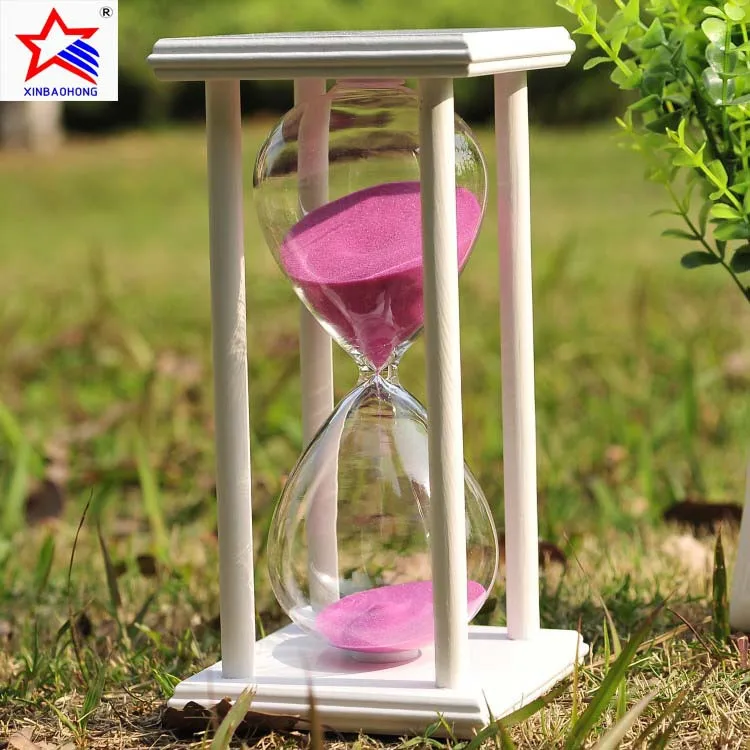 XINBAOHONG Hourglass Timer 30/60 Minutes Creative Gifts Room Decor Office Kitchen Decor Birthday Wood Sand Hourglass Clock