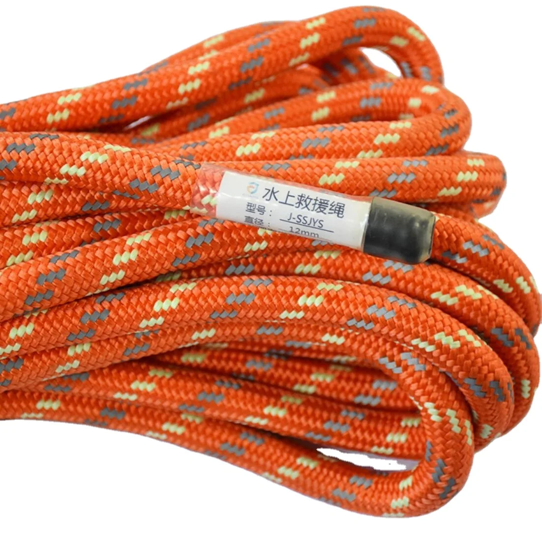 PP/UHMWPE High Strength Light Weight Floatable Water Rescue Rope