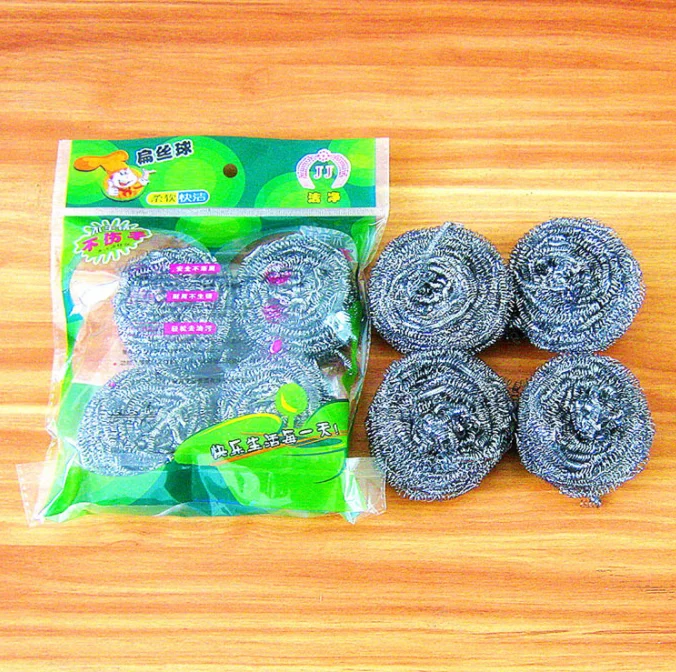 Лидер продаж 2022, новый дизайн, оптовая продажа, бытовые инструменты для уборки кухни, стальная шерсть, набор из 4 шт./набор из 6 шт.