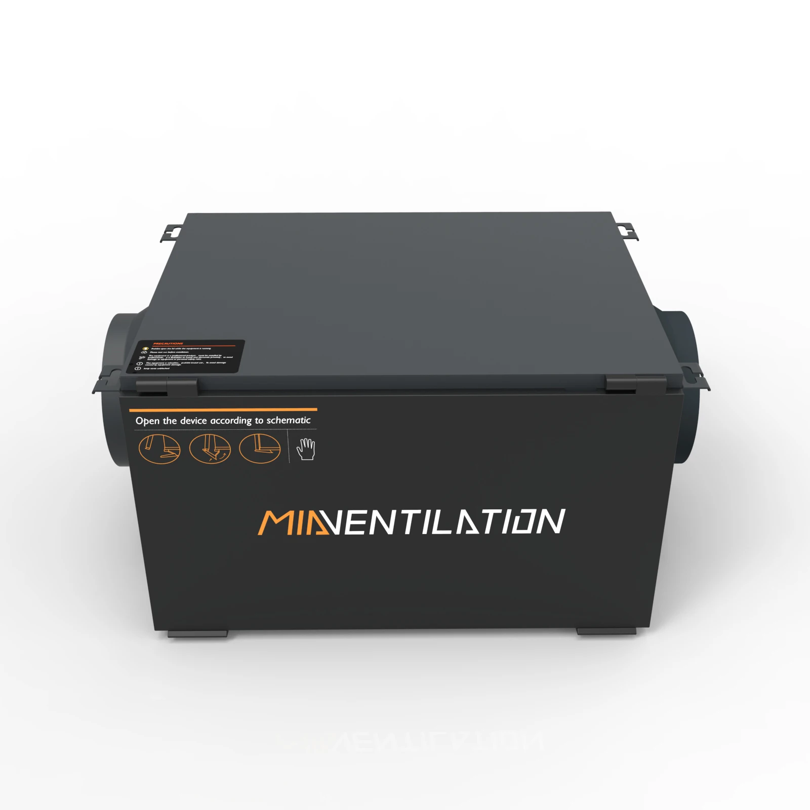 500 cmh single flow supplying fresh air or exhaust air super silent Duct fan Hepa Filter Carbon System Ventilation blower fan